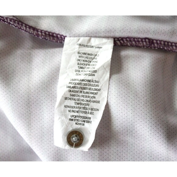 Grand Slam Polo Shirt Airflow Men's Striped Short Sleeves Size Large - Picture 4 of 4